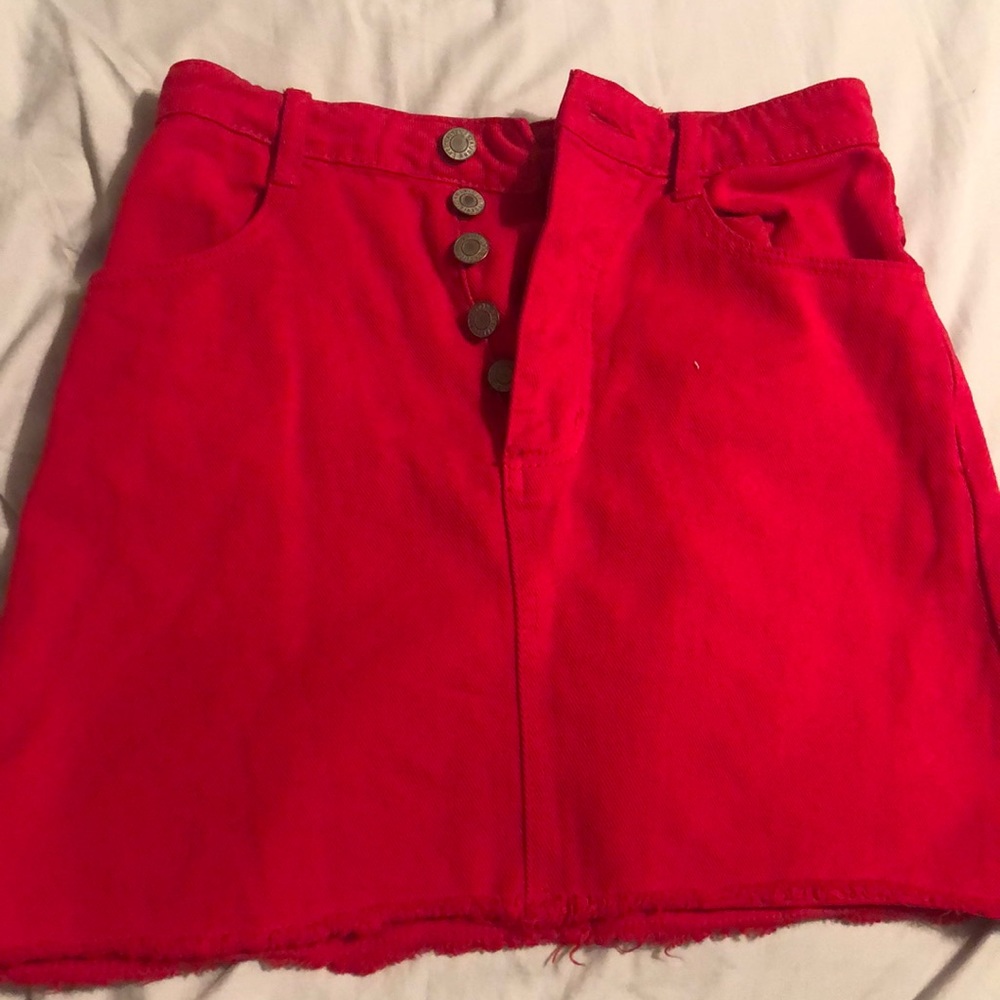 PacSun Red Skirt
